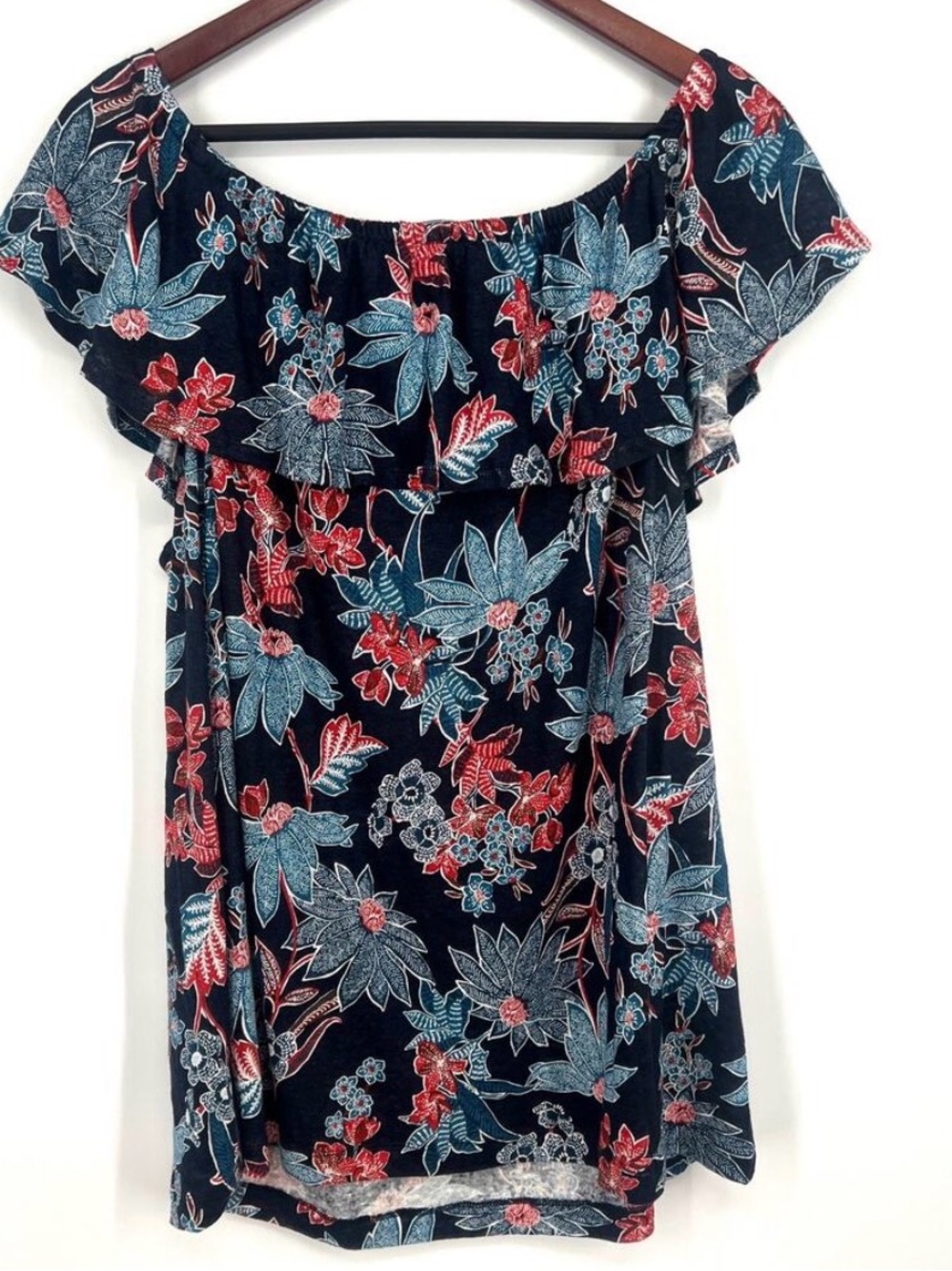 J.Jill Linen Women’s Floral Top